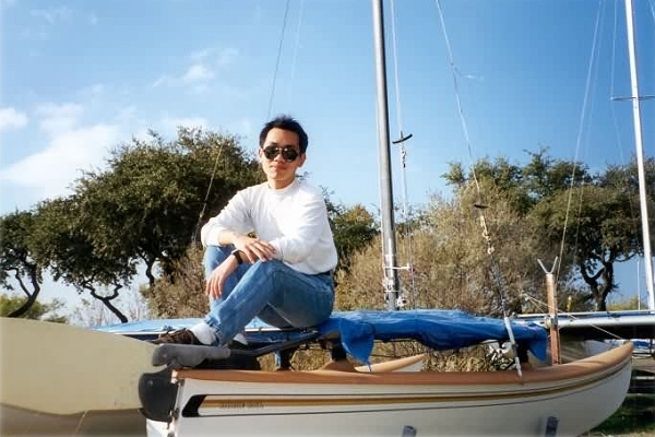 Sitting on a Sailboat